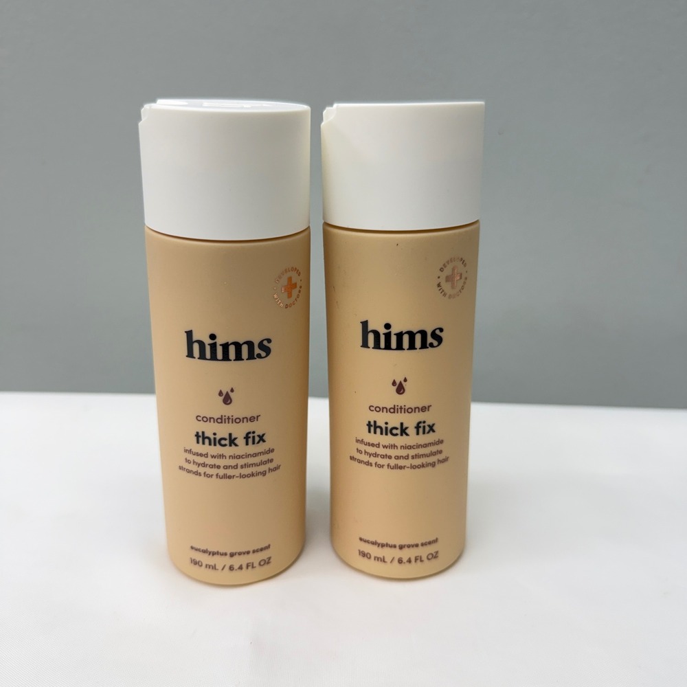 Hims Thick Fix Conditioner 2 Pack 6.4 Eucalyptus Grove Niacinamide Vitamin B NEW